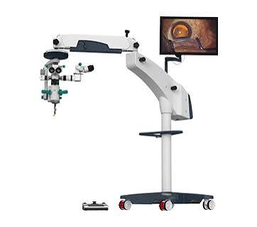 Appasamy TruGlo premium operative microscope used in cataract surgery training