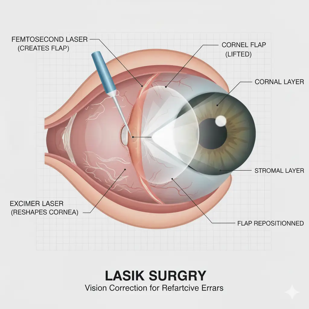 LASIK Surgery: Benefits, Procedure, Recovery & Safety Explained featured image