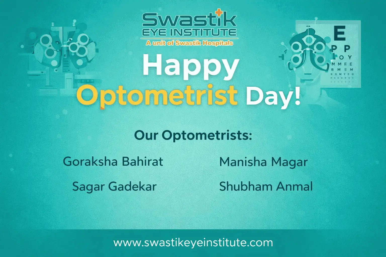 Celebrating Optometrist Day: Honoring the Guardians of Your Vision | Swastik Eye Institute, Ahmednagar featured image